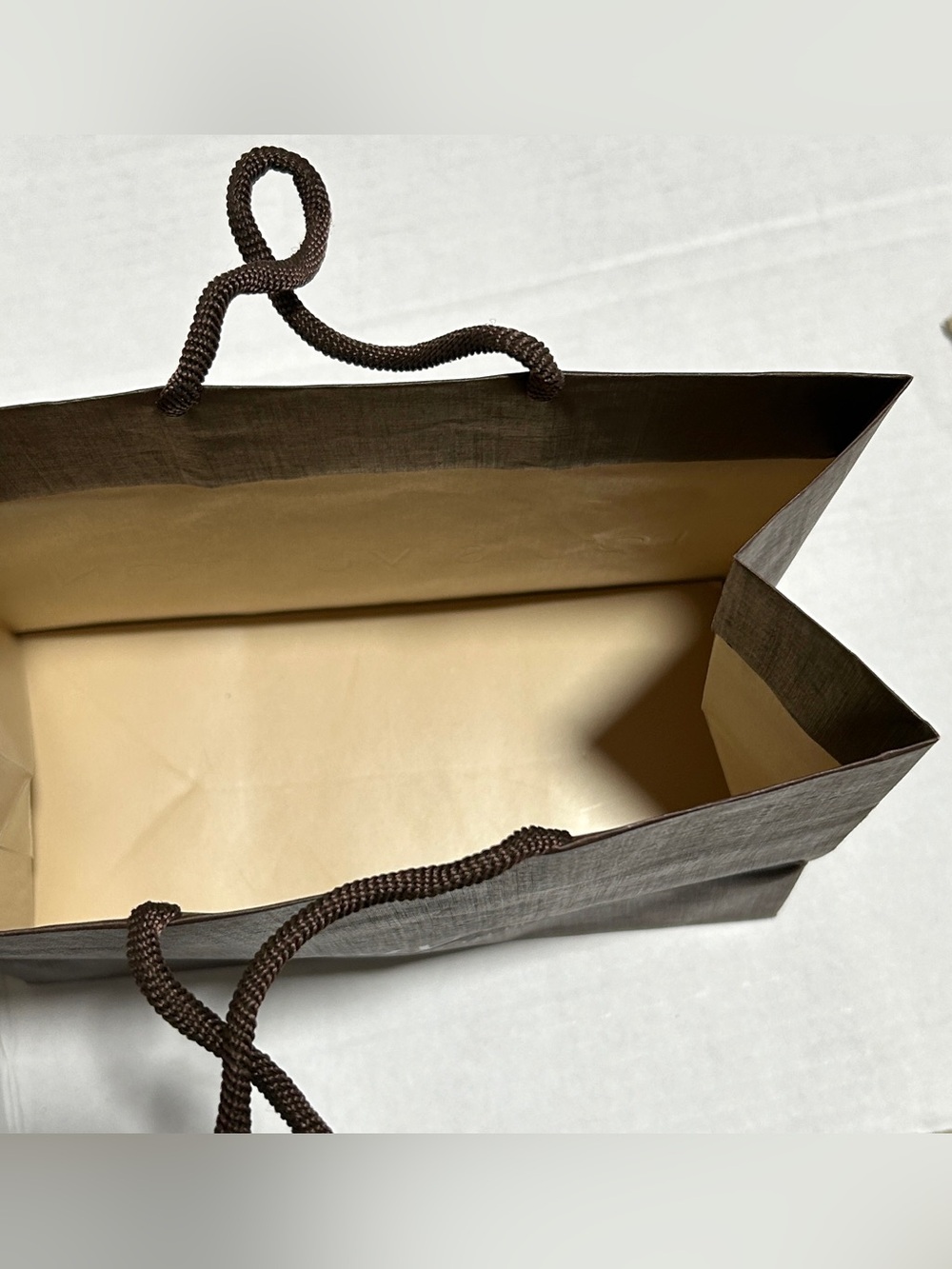 Louis Vuitton Brown Shopping Bag with Black Logo - Picture 4 of 7